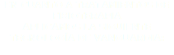 En cuanto a Tratamientos de Fisioterapia aplicamos la siguiente tecnología de vanguardia:
